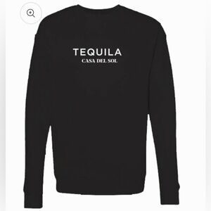 Casa Del Sol Black Unisex Tequila Onyx Crewneck